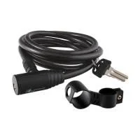 Замок LONGUS 10/1800мм с креплением 3550002 (черный/дымчатый)