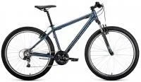 Велосипед горный Forward Apache 27.5 1.0 (серый)