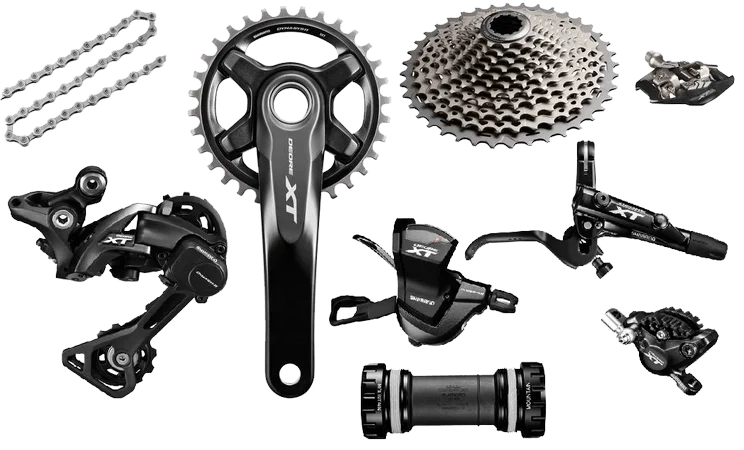 Комплектующие для велосипеда от SHIMANO Комплектующие для велосипеда от SHIMANO