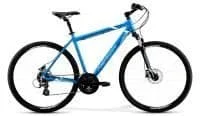 Велосипед Merida Crossway 10-D (Blue/White/Gray, 2021)