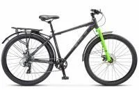 Велосипед Stels Navigator-700 Курьер MD 27.5" Z010 (черный матовый) 19"