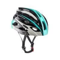 Шлем велосипедный Cigna WT-016 L (57-61см) черный/бирюзовый/серый