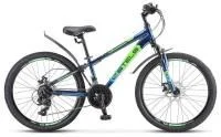 Велосипед Stels Navigator 400 MD 24" F010 (синий/салатовый/голубой)