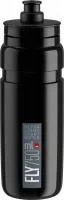 Велобутылка Elite FLY 750мл (чёрная, серый логотип)