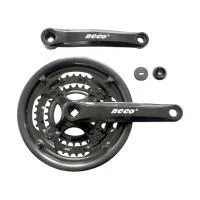 Шатуны NECO NSP-3001 24/34/42T, сталь, 170мм (чёрный)