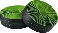 Обмотка на руль Merida Microfiber, with Shockproof Pro Black/ Green dots
