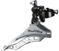 Переключатель передний Shimano Tourney TY300 3x6(7) нижняя тяга (хомут 31.8) 42T