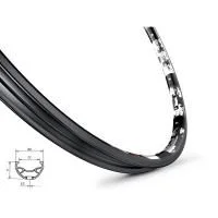 Обод Mach1, KARMA DISC 29, 622x21, 32 отв., пистонир., черный