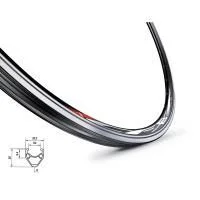 Обод Mach1, CFX 700C, 622x13, 36отв., FV, V-brake, черный, 480гр