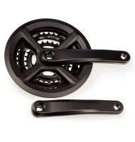 Комплект шатунов PROWHEEL TY-CQ05, 28/38/48T, 175 мм