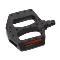 Педали STG HF-820, ось 9/16" пластик с катафотом (черные)