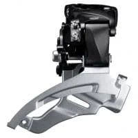 Переключатель передний Shimano Altus FD-M2000 ун. тяга, ун. верх. хомут, 3x9ск, уг.:66-69, для больш. звезд. 40T