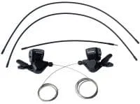 Манетки Shimano Deore SL-M590 (3х9,тросы+оплетка)