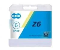 Цепь велосипедная KMC Z6 1/2''x3/32''x116L 6 скоростей