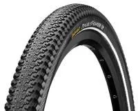 Велосипедная покрышка Continental 26x1.9 (50-559) Double Fighter III 3/180TPI Black-Reflex