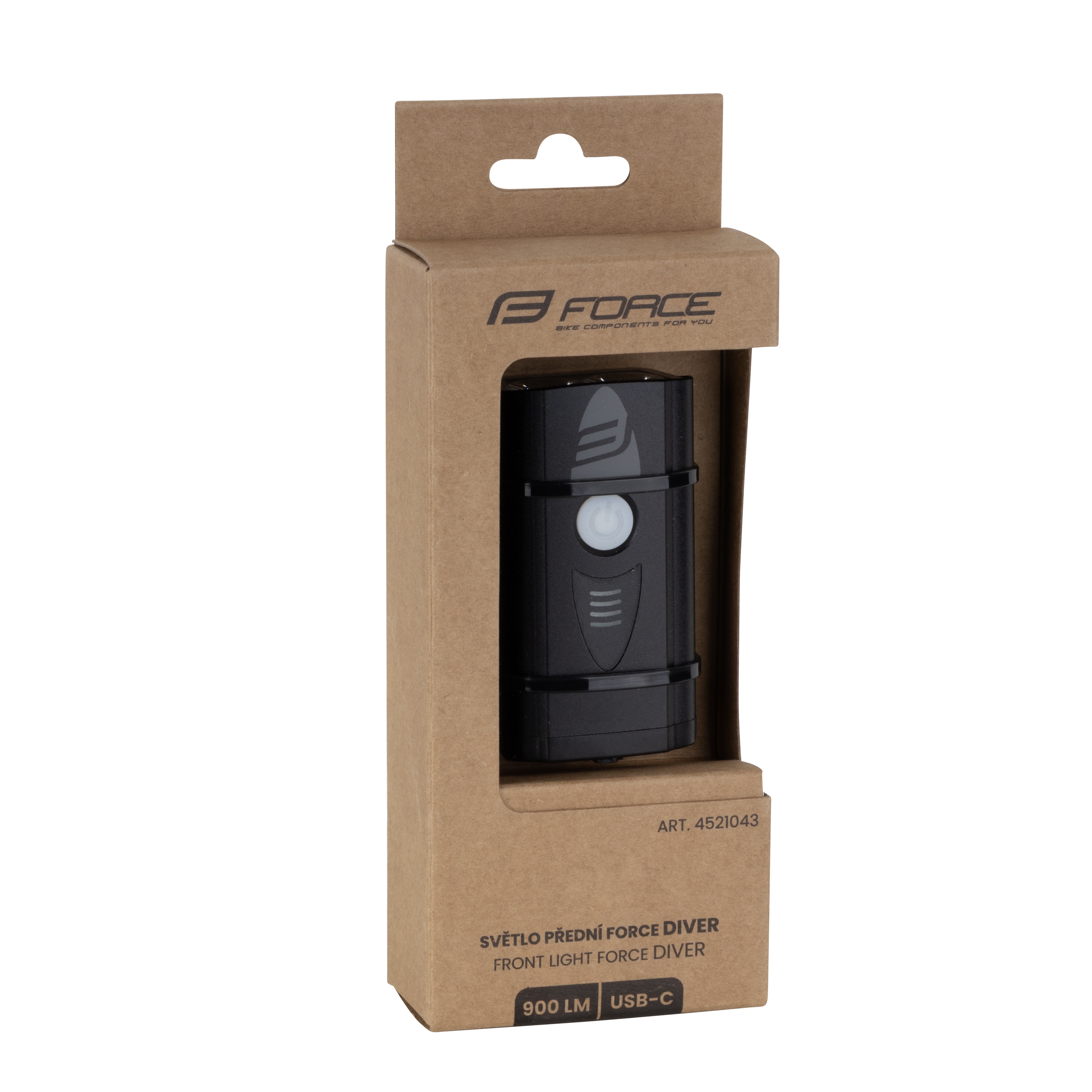 Передняя фара Force Diver 900 LM USB