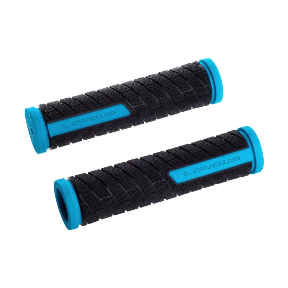 Ручки руля Longus GRID (черный/синий, L-128 мм)