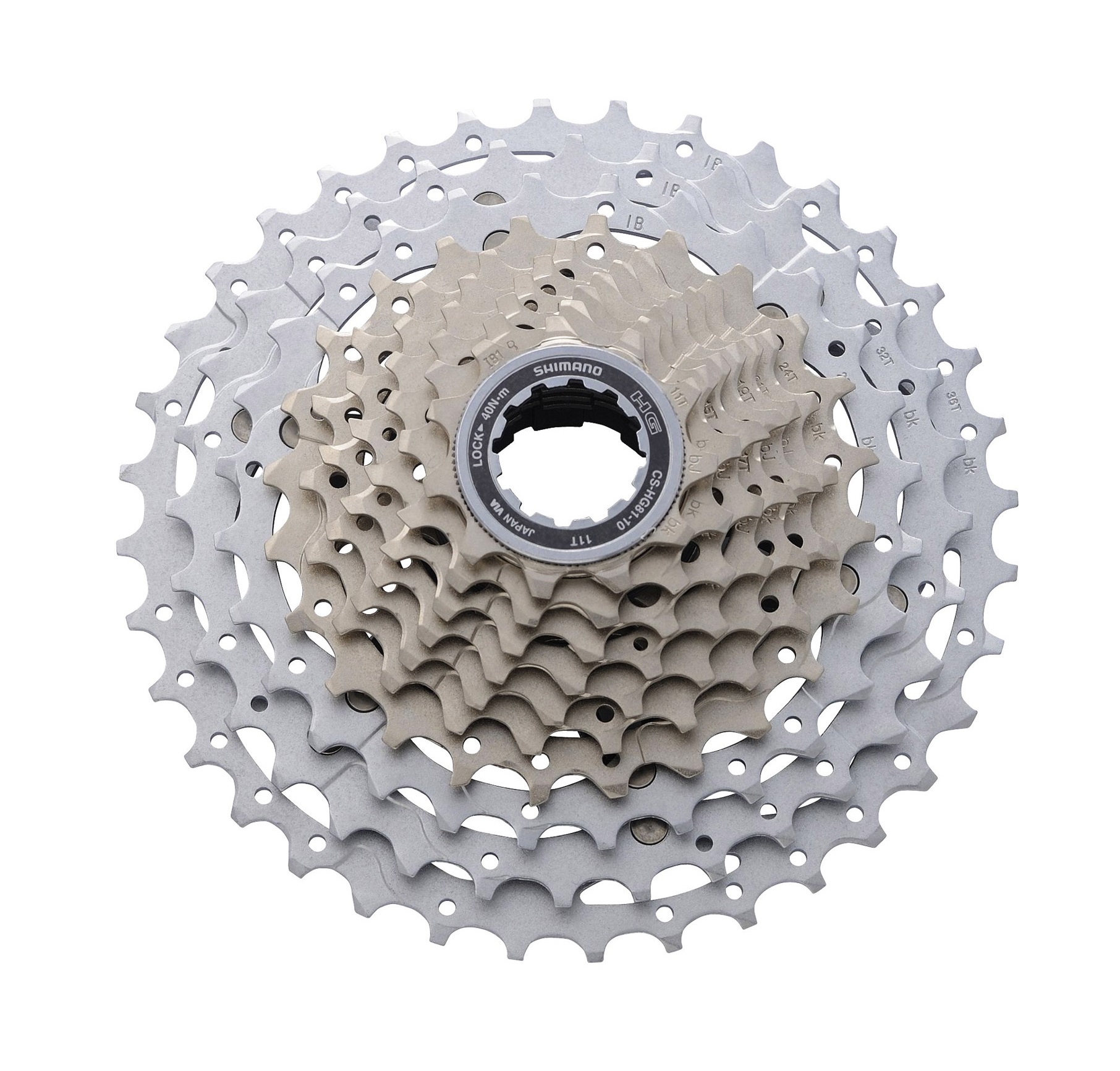 Кассета Shimano CS-HG81 (10 скоростей, 11-34T)