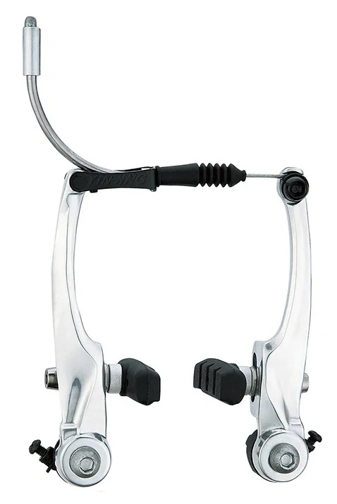 Тормоза V-Brake Yinxing YX-C230 (комплект на одно колесо, серебристый)