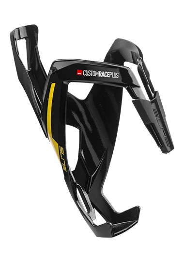 Флягодержатель Elite Custom Race Plus (черно/желтый глянец)