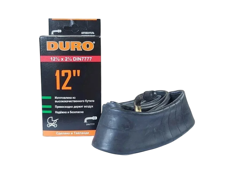 Велокамера DURO 12 1/2 x 2 1/4 DIN7777