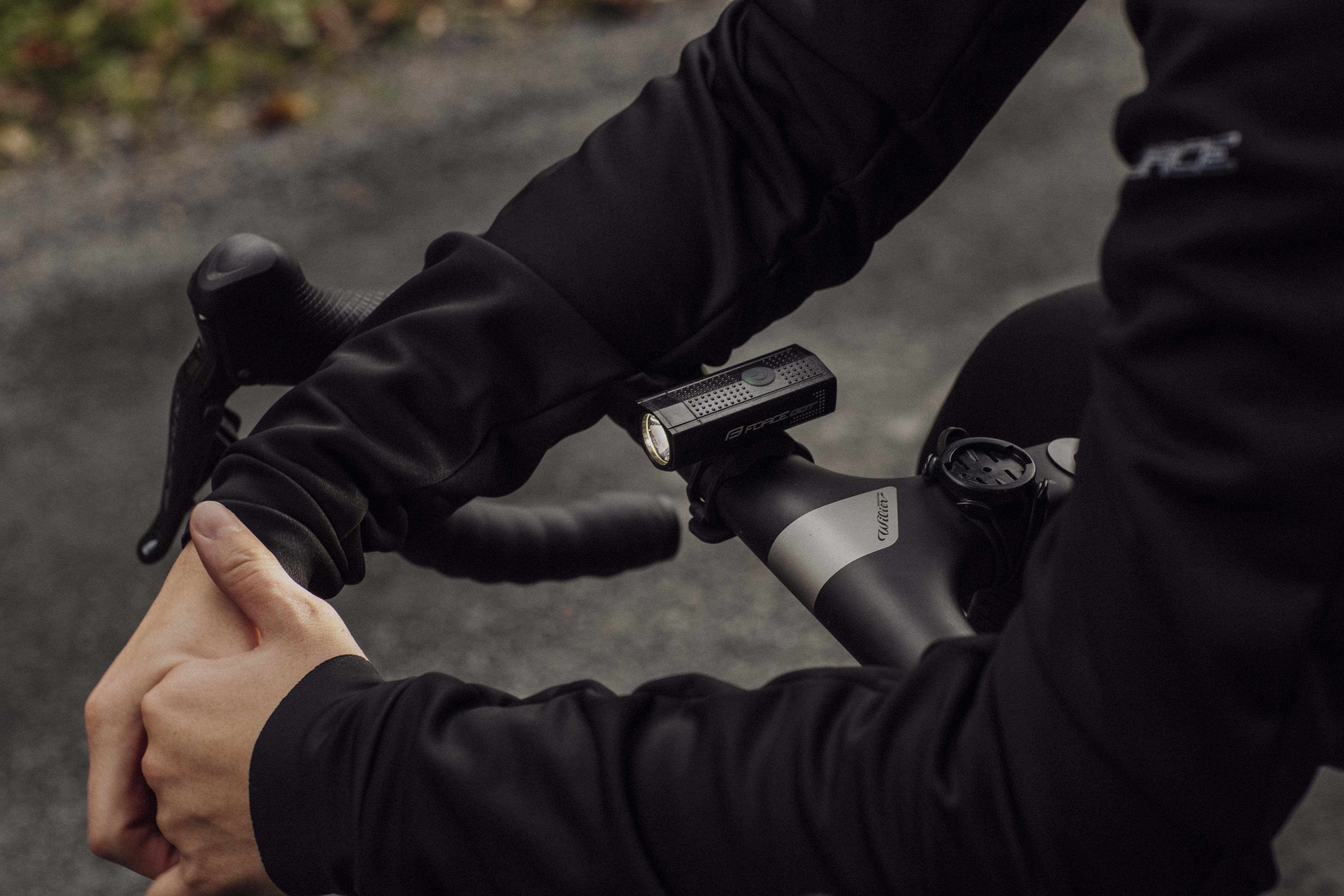 Передний фонарь Force DOT 300LM USB (чёрный)