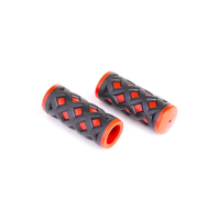 Грипсы HY-500-3G (чёрный / красный)