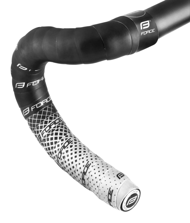 Обмотка руля Force EVA Dual (черно-белая)