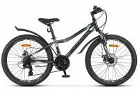 Велосипед Stels Turbo 410 MD 24" (черный/зеленый)