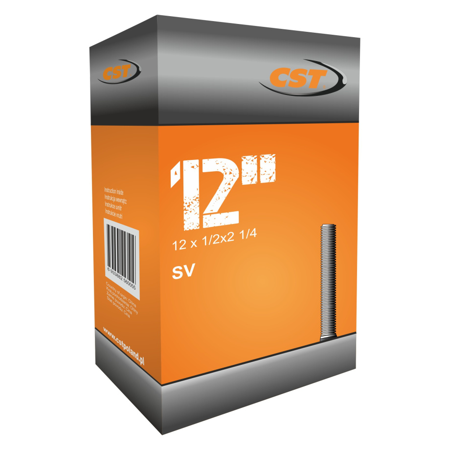 Велокамера CST 12 x 1/2 x 2 1/4 SV35