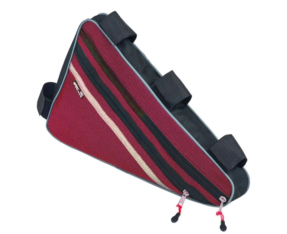 Велосумка Course Мастер под раму большая (красный)