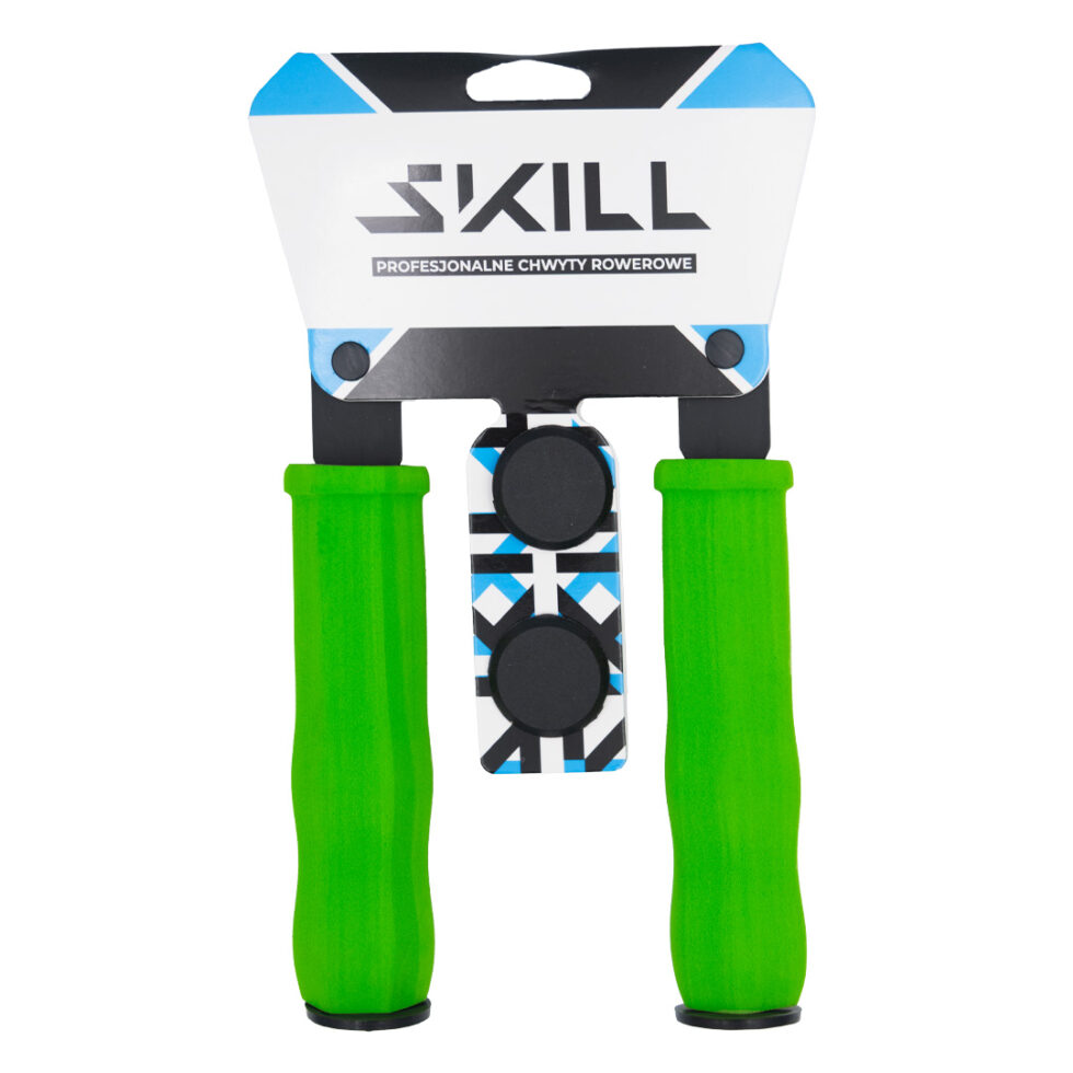 Грипсы SKILL HEXAGON EVA 125 мм (зелёные)