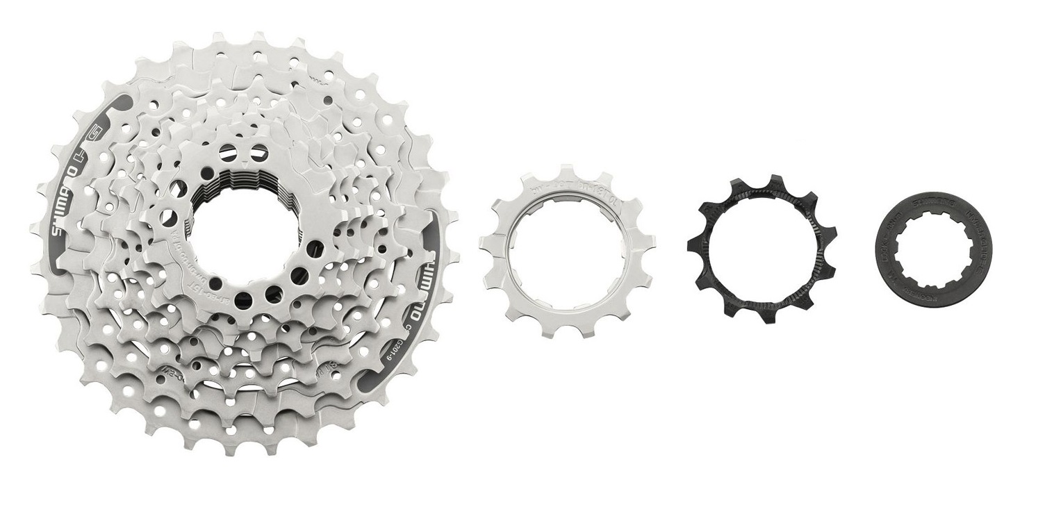 Кассета Shimano CS-HG201 (9 скоростей, 11-36T)