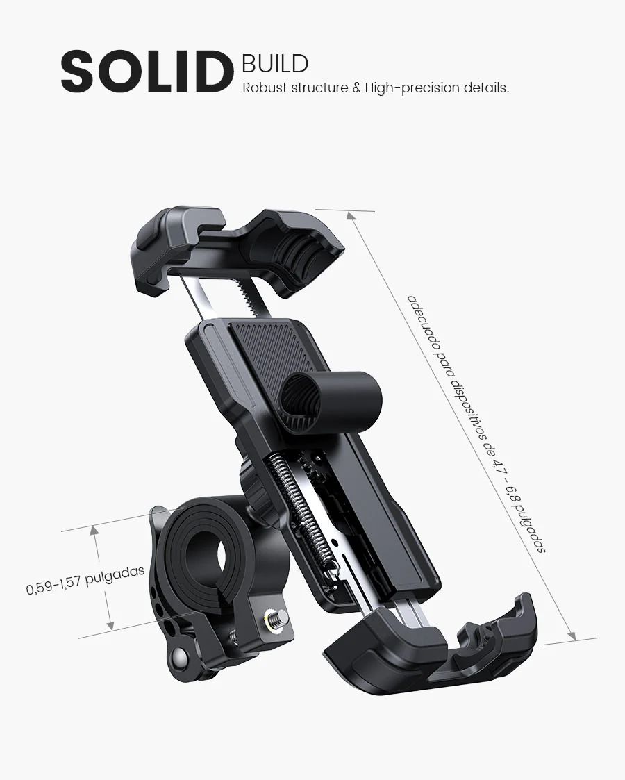 Держатель телефона на руль Lamicall BP03 (чёрный)