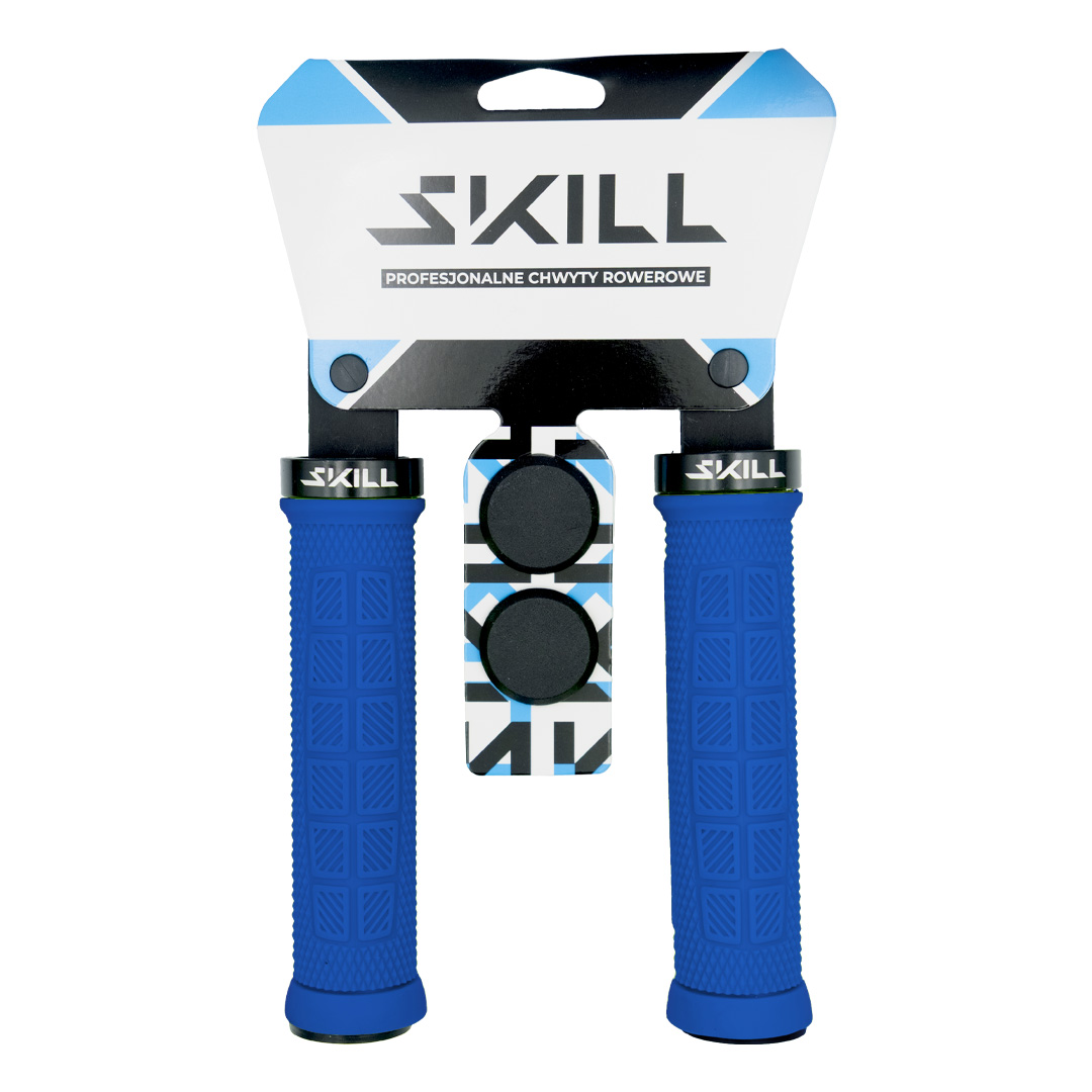 Грипсы SKILL TOWER 130 мм (синие)