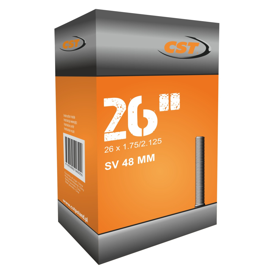 Велокамера CST 26x1.75/2.125 SV48