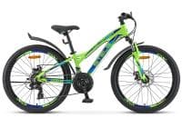 Велосипед Stels Navigator 465 MD 24" V010 (неоновый лайм/синий)