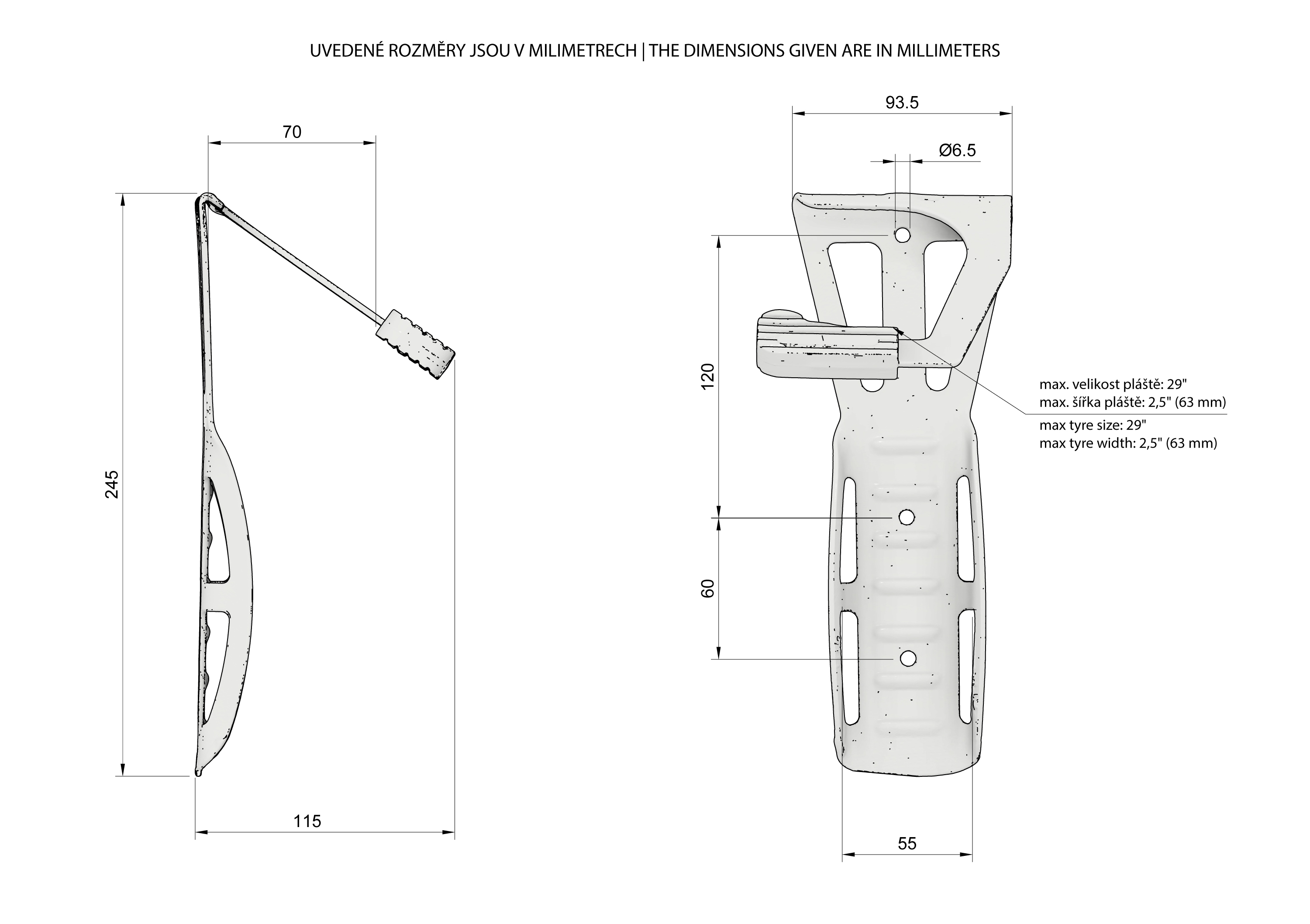 Кронштейн для велосипеда Force 89947 (настенный, за переднее колесо, стальной, белый)