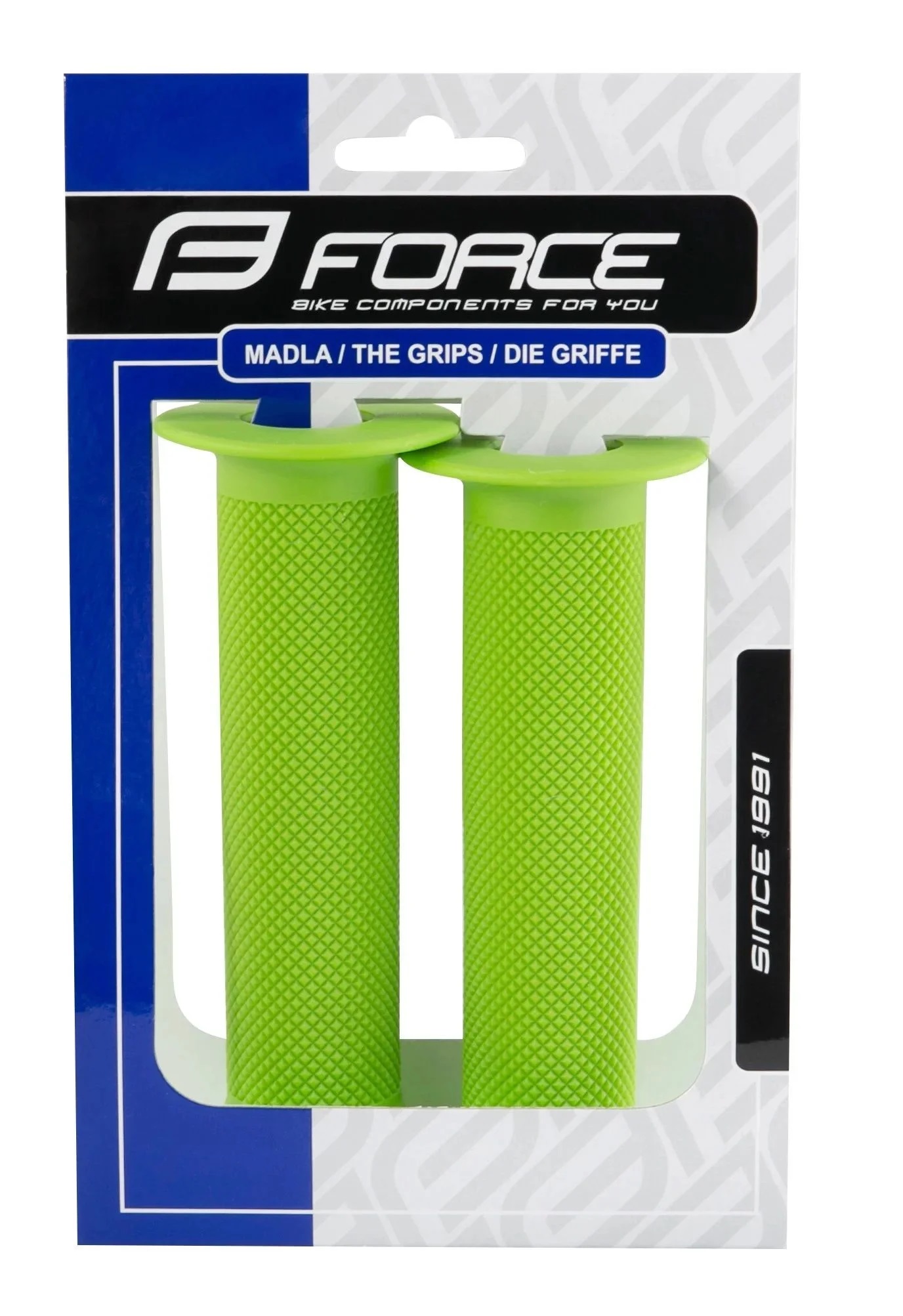 Грипсы Force BMX130 (резиновые, зелёные)