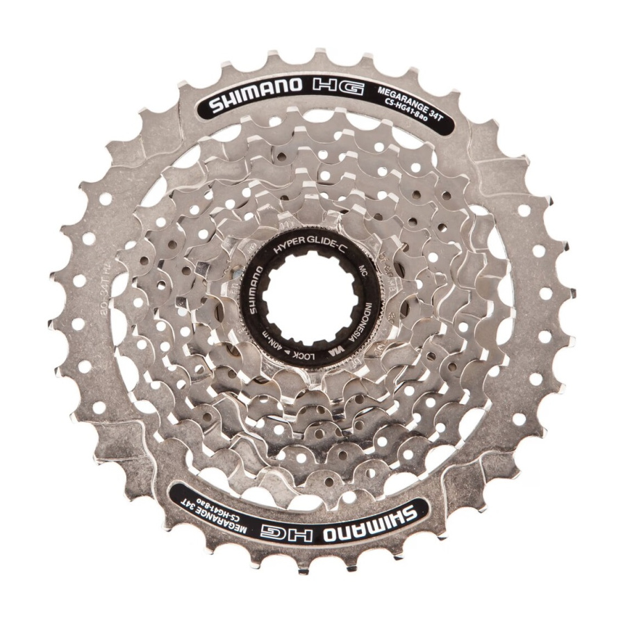Кассета Shimano CS-HG41 (8 скоростей, 11-34T)
