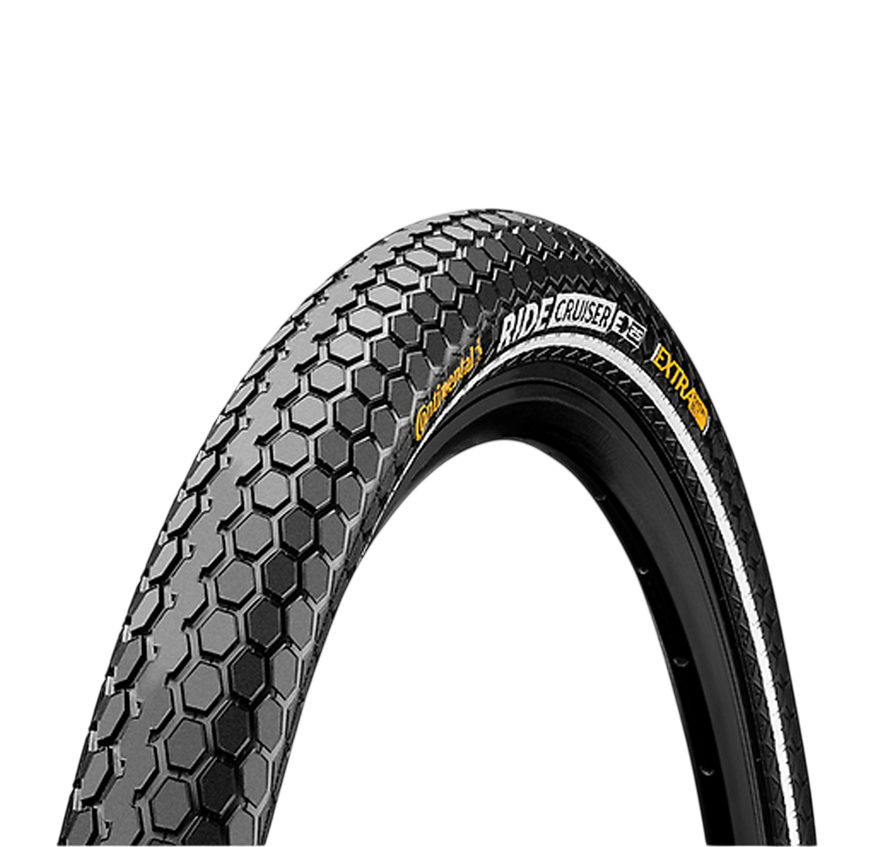 Велосипедная покрышка Continental 28x2.20 (55-622) Ride Cruiser, Black