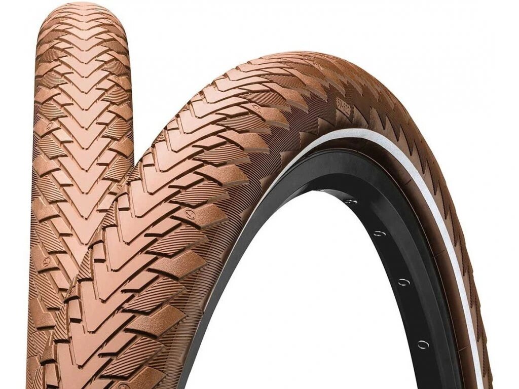 Покрышка Continental 28x2.20 (55-622) CONTACT Cruiser, Brown-Reflex