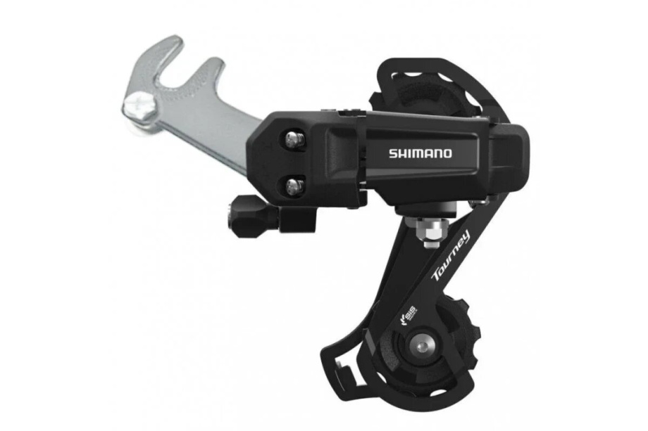 Переключатель задний Shimano Tourney RD-TY200 на ось GS (средняя лапка) 6/7 скоростей