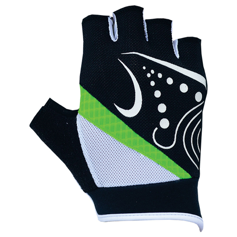 Перчатки Jaffson SCG 47-0118 (чёрный/белый/зелёный)