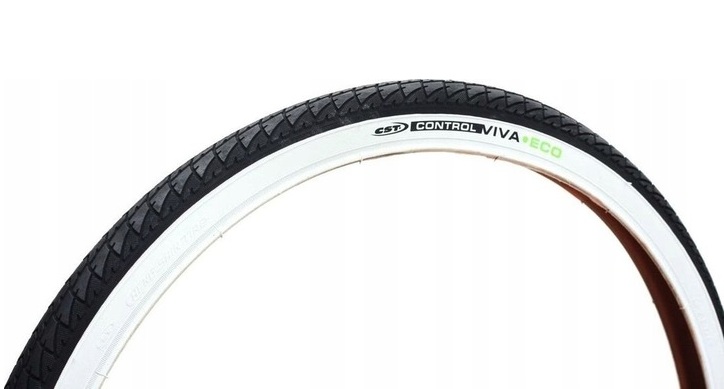 Покрышка велосипедная CST 28x1.75x2 C-1446 Control Viva (чёрный/белый)