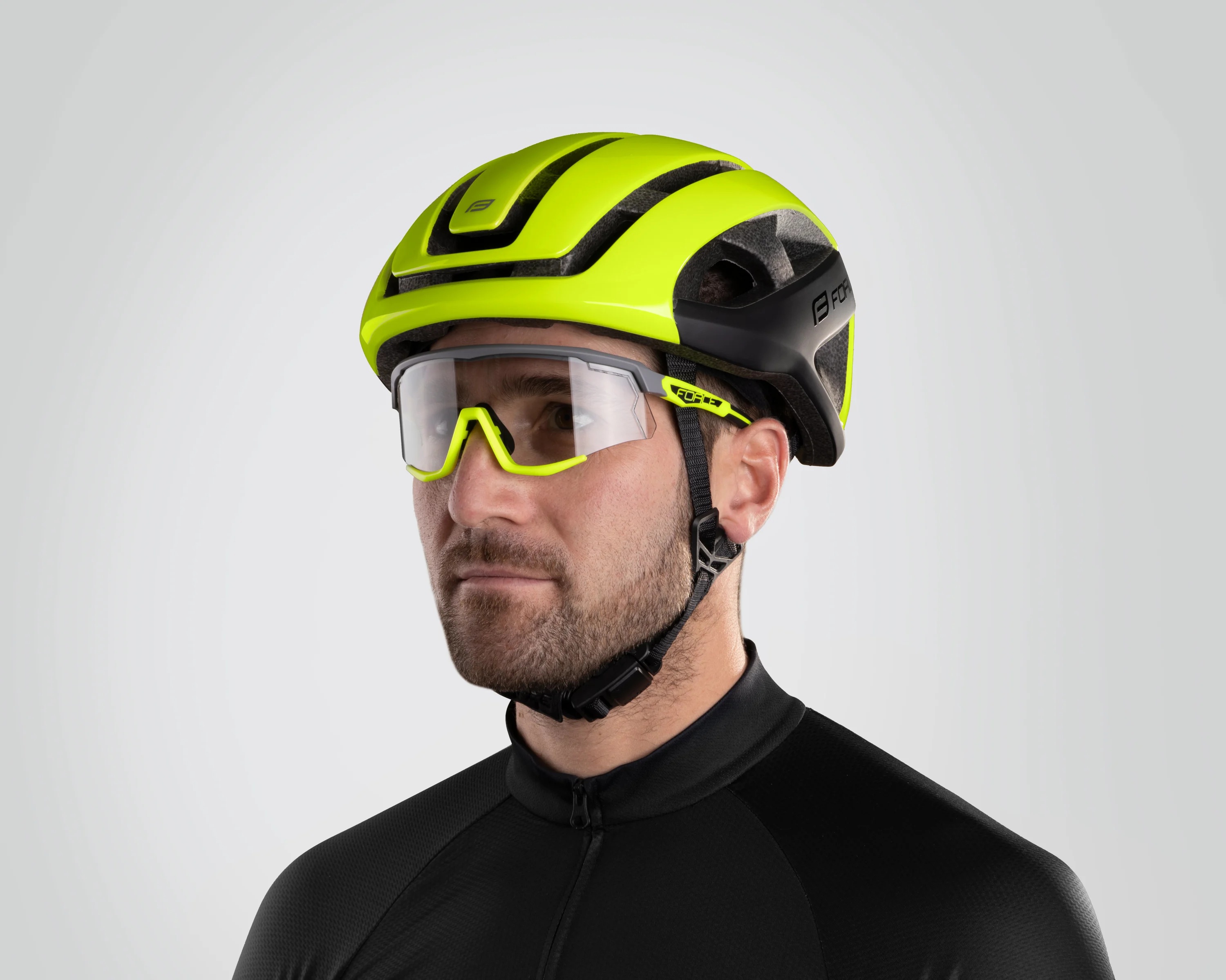 Шлем велосипедный Force NEO (fluo-черный)
