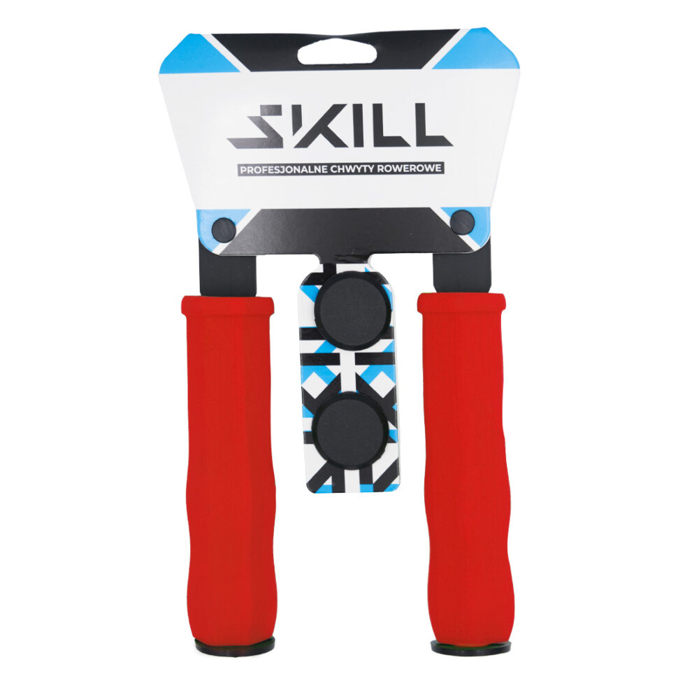 Грипсы SKILL HEXAGON EVA 125 мм (красные)