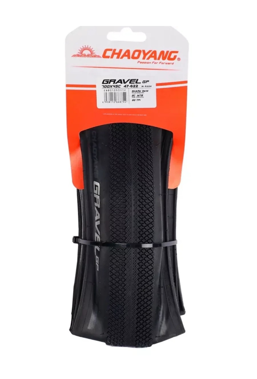 Покрышка Chaoyang GRAVEL GP H-5224 700×45C (47-622), Shark Skin, 2C-MTB, 60TPI, складная
