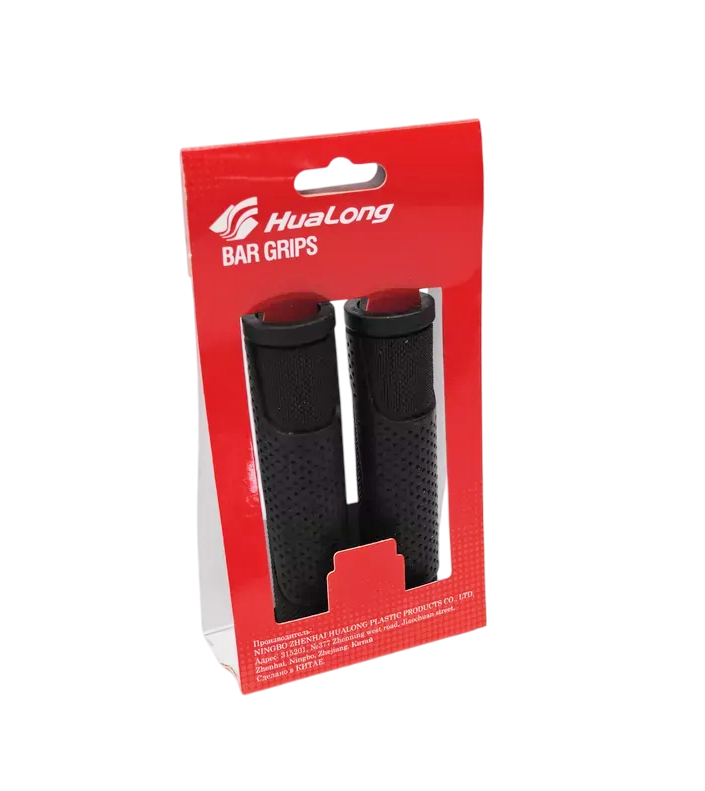 Грипсы Hualong HL-G305 (чёрные, L-125 мм)