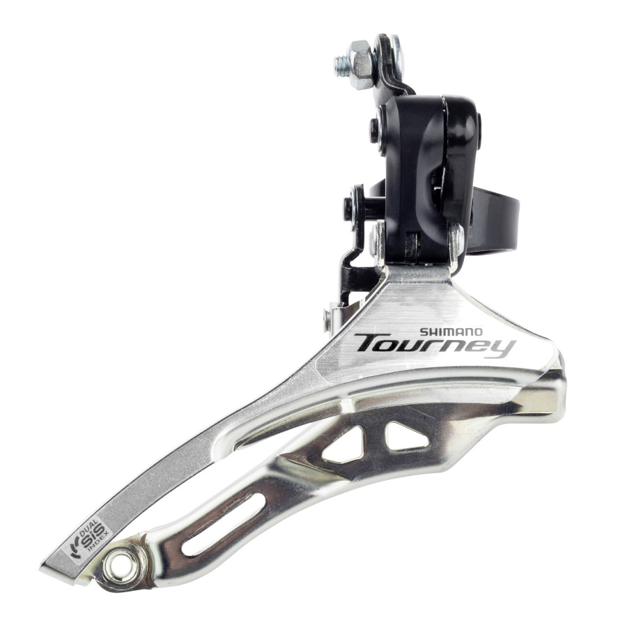 Передний переключатель Shimano Tourney FD-TY300 (нижняя тяга, хомут 28.6 мм, 3x6/7 скоростей)